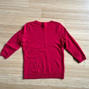 Talbots cashmere 3/4 sleeve sweater, MP